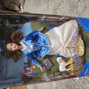Barbie Had a Little Lamb Doll - Blue and White